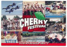 Traverse City MI Cherry Festival Postcard Michigan picture