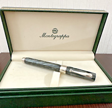 NEW MONTEGRAPPA 1912 SYMPHONY COLLECTION BLACK/WHITE FOUNTAIN PEN picture