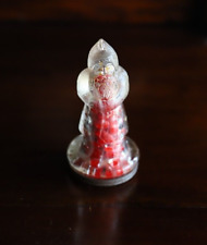 Avor Santa Belsnickel Glass Co. Candy Container 1 oz + Lid & Candy *RARE* picture