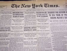 1932 MARCH 28 NEW YORK TIMES - KIDNAPPING CONTACT BY CURTIS - NT 4099 picture