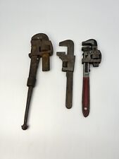 3 Piece Wrench Set Collectible Tools Antique picture