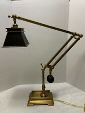 Architect Brass Desk TASK LAMP Visual Comforts Co Counter-Balance Cantilevered picture