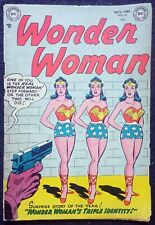 Wonder Woman #62 🌞 RARE KEY BEAUTY 🌞 1st Angle Andrews 1953 picture