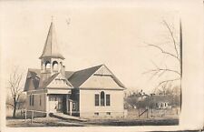 1909 Fort Calhoun Nebraska NE (Presbyterian) Church Building RPPC Postcard picture