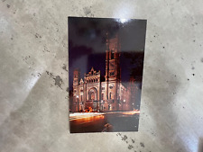 Night Time Masonic Temple Philadelphia Postcard picture