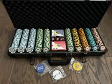 500 Piece Monte Carlo Low Denomination Poker Chip Set - 14g Heavy Clay Chips picture