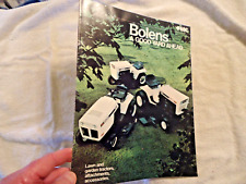 vintage FMC Bolens Lawn Tractor Mower Brochure HT20, QT16 & More picture