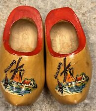 Holland Small Decorative Wooden Shoes (2.75”) picture