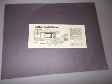 1975-1976 HESS TRUCK REPRODUCTION BATTERY CARDS AGED FOR NICE ORIGINAL LOOK picture