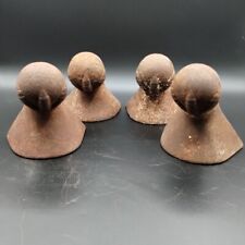 Set of 4 Antique Cast Iron Victorian Clawfoot Bath Tub Feet Ball Eagle Claw Foot picture