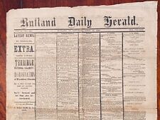 Lincoln Assassination newspaper EXTRA Apr 15 1865 picture