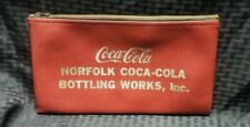 Rare Norfolk Coca Cola Bottling Works Money Bag  picture