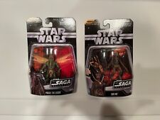 Star Wars Saga Collection Poggle The Lesser Sun Fax Lot Of 2 New Sealed picture