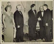 1947 Press Photo President And Mrs. Truman With Mexican President Miguel Aleman picture