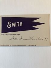 Vintage Antique SMITH Pennant Postcard Undivided picture