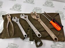 12” 10” 8” Adjustable Wrenches Proto kipper tools pliers tool kit  US Army 63 picture