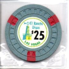 El Rancho Vegas Casino Las Vegas Nevada 25 Dollar Gaming Chip as pictured picture