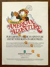 1991 Garfield Embassy Suites Vintage Print Ad/Poster Comics Cat 90s Art Genuine  picture