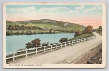 Postcard On Riverside Drive Susquehanna Pennsylvania 1935 picture