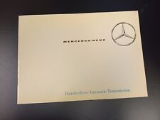 Vintage 1963 Mercedes-Benz Daimler-Benz Automatic Transmission brochure picture