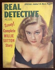 Real Detective Magazine June 1952 G/VG 3.0 picture