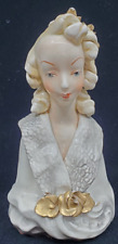 Vtg Cybis Cordey Victorian Woman Lady bust Porcelain Figurine #8 picture