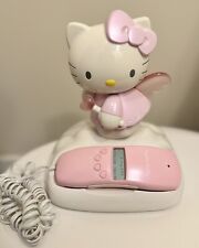 Hello Kitty Angel Fairy San Landline Telephone Vintage KT2010 2003 C Batteries  picture