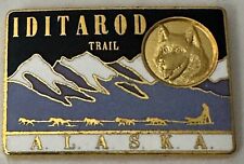 Iditarod Trail Alaska Pin Travel Souvenir picture
