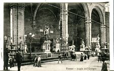 Italy Firenze - Loggia dell' Orcagna  1924 postcard picture