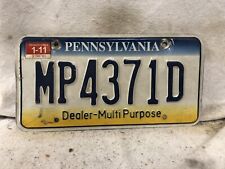2011 Pennsylvania Dealer-Multi Purpose License Plate picture