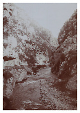 France, Gorges de la Pierre-Lys, old vintage print trail, d'ep print picture