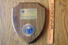 Utility Workers Union of America Local 1-2 Vintage Wooden wall plaque award  picture