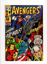 AVENGERS #80 (1970): Key- 1st Red Wolf: Nice Book picture