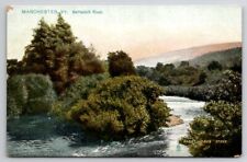Manchester VT Battenkill River Beautiful Landscape Hards Drug Store Postcard Y22 picture