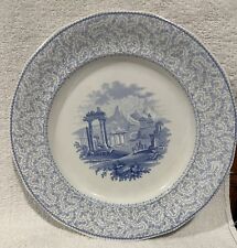 R&M Opaque China Plate Of The Pantheon, 10.5 Inches In Diameter, Vintage picture
