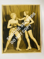 Antique Whiteley Photo Studio New York City NY Pin Up Models Boxing 8x10 picture