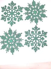 XmasExp 120mm/4.7inch Large Glitter Snowflake Ornaments Set 4.7