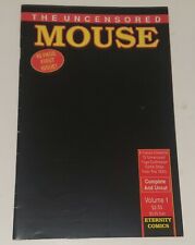 The Uncensored Mouse Volume 1 Eternity Comic Book, First Issue Read Description picture