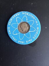 1959 Neutron Irradiated Silver Dime From New York World's Fair picture