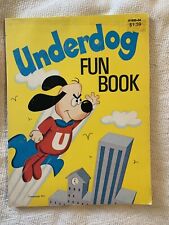 Underdog Fun Book 1972 Leonardo TV Whitman Golden Limited Merrigold Press picture