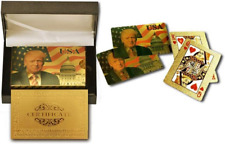 Donald Trump Playing Cards - Gold Plated Playing Cards Gold Plated Deck of Water picture