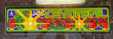 1981 Atari Centipede Arcade Game marquee sign header video glass 23.75” x6.5 picture