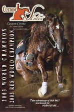 CUSTOM SLIDER Quarter Horse Postcard World Champion AQHA 4x6 picture