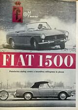 1963 Road Test Fiat 1500 illustrated picture