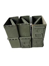 6 Packs x Original .50 CALIBER 5.56mm AMMO CAN M2A1 50CAL METAL AMMO CAN BOX picture