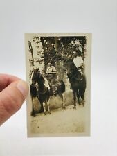 Antique Photo Pacific Northwest Trail Riding Horses Men Women picture