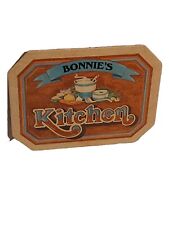 Vintage WALLCRAFT HOT MAT ANTIQUE TIN SERIES Bonnie's Kitchen Trivet Pad 6