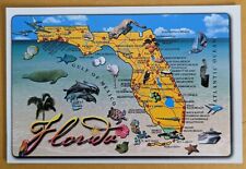Postcard FL. Florida - The Sunshine State. State Map picture