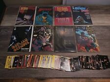 Batman Comic Lot Of 8 Books And Trading Card Lot Year One Two Riddler Killing... picture