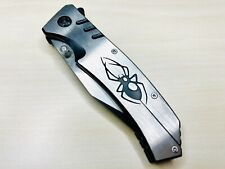 9” Spider Tactical Military Assisted Open Blade Folding Pocket Knife Survival picture